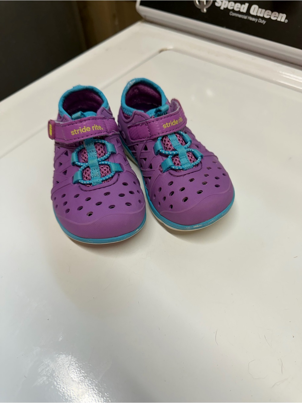 Stride Rite Purple and Teal Kids Sandals